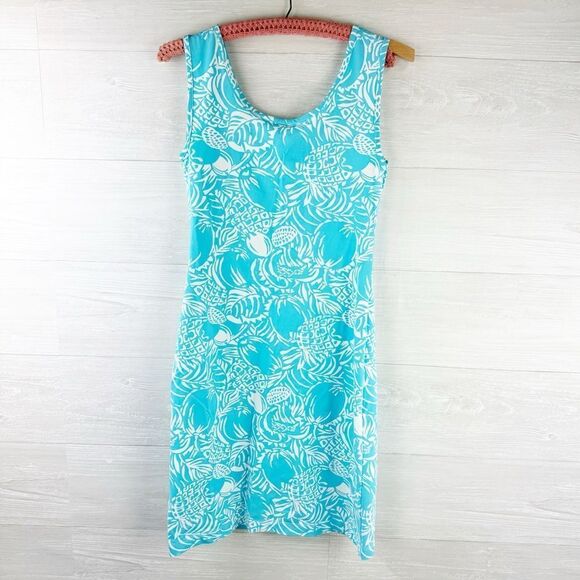 Persifor Smitty Floral Fruit Scoop Neck Tank Dress - Picture 1 of 6